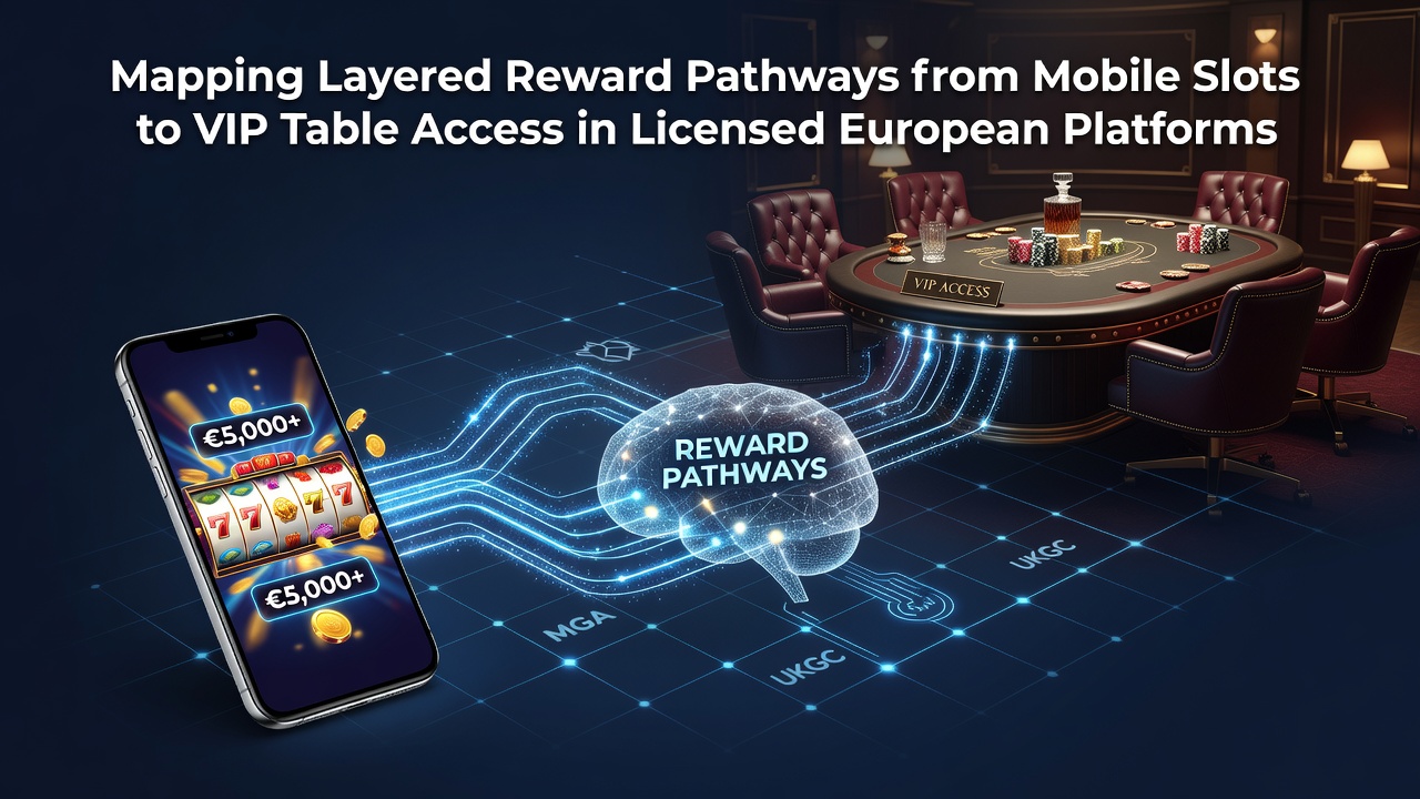 Darstellung von Belohnungspfaden zwischen mobilen Slot-Spielen und VIP-Tischen in europäischen Plattformen